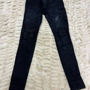 Amiri MX1 Distressed Black